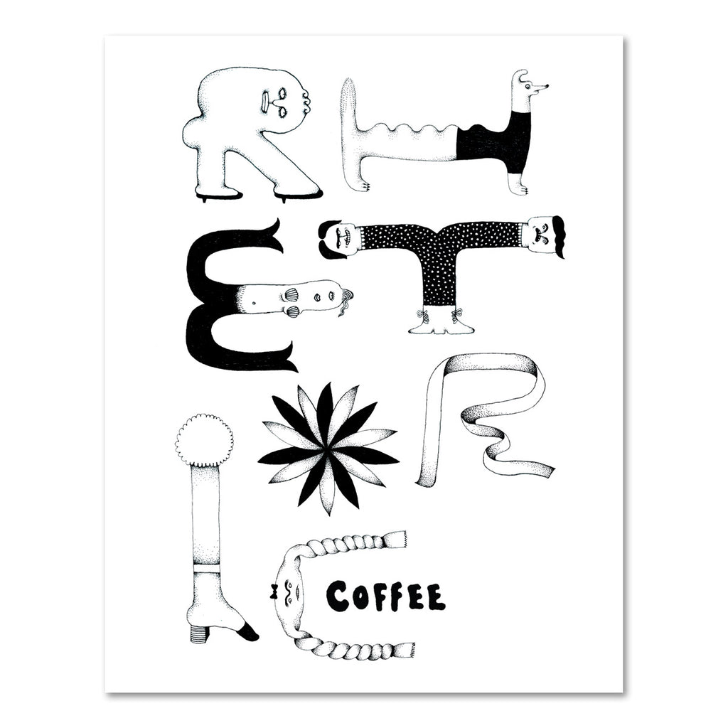 POSTER - Alphabet – Rhetoric Coffee